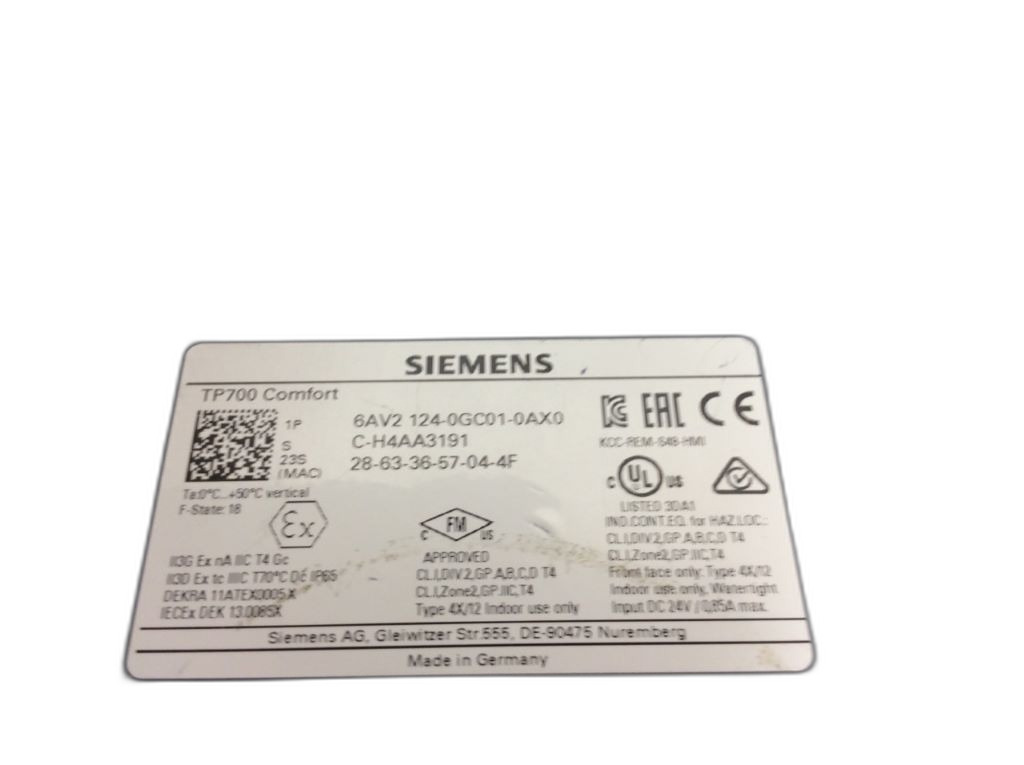 6AV21240GC010AX0 6AV21240GC010AX0