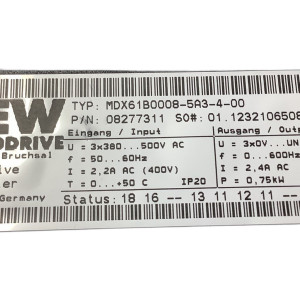 MDX61B00085A3400