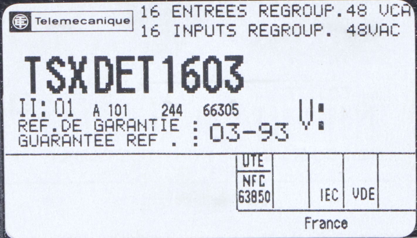 TSXDET1603 TSXDET1603