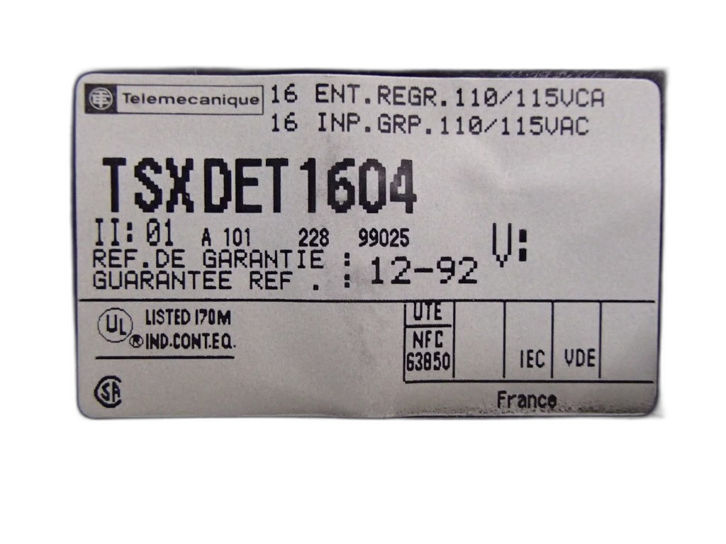 TSXDET1604 TSXDET1604